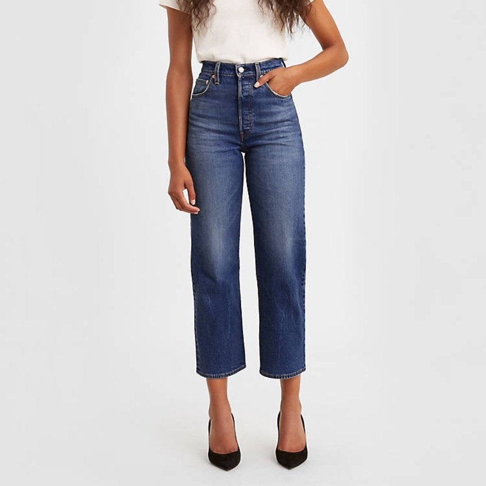 Ribcage straight ankle length jean
